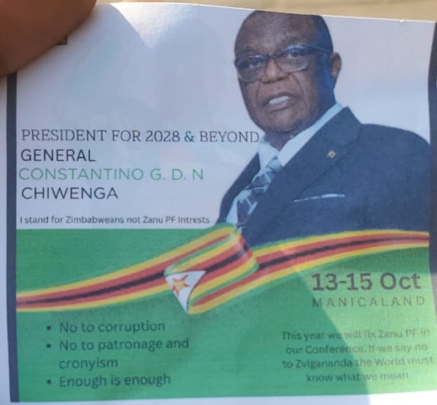 MALCOM MASARIRA CASE BUILDUP:  CHIWENGA FOR PRESIDENT FLYERS