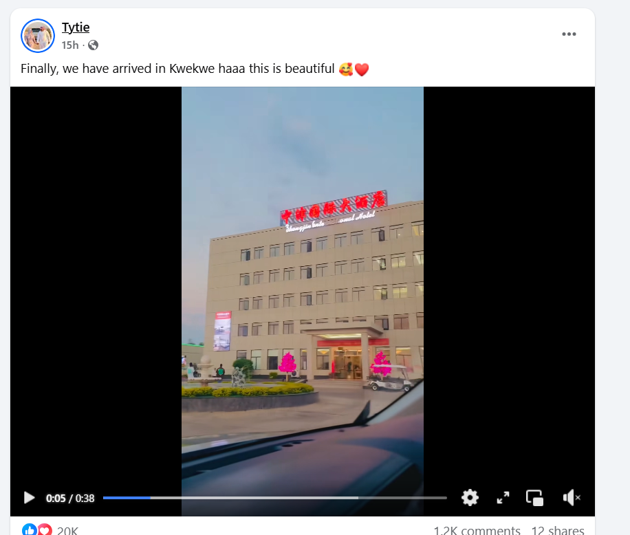 Kwekwe's Mini Dubai Zhongjin International Hotel in Kwekwe, a luxurious Chinese-owned hotel